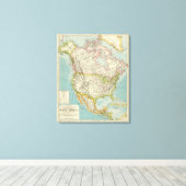 Noord-Amerika 23 Canvas Afdruk (Insitu (Houten vloer))