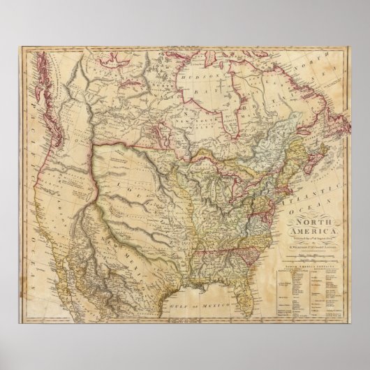 Noord-Amerika 24 Poster (Voorkant)