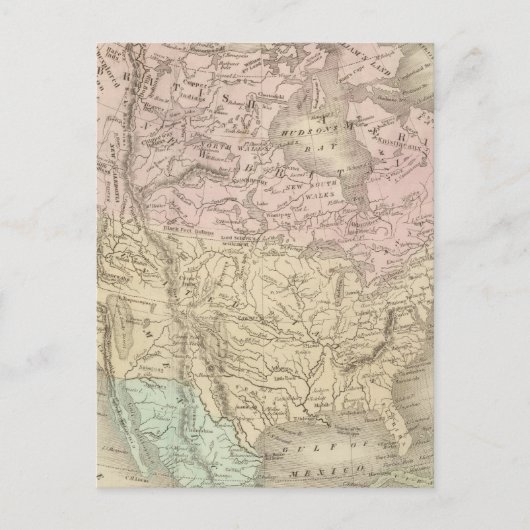 Noord-Amerika 25 Briefkaart (Voorkant)