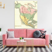 Noord-Amerika 25 Canvas Afdruk (Insitu (Woonkamer))
