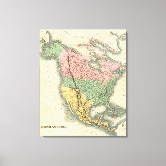 Noord-Amerika 25 Canvas Afdruk (Voorkant)