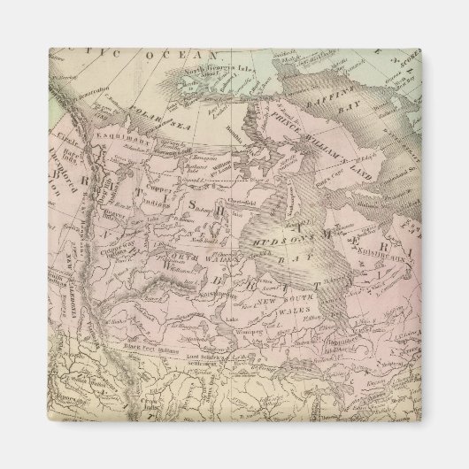 Noord-Amerika 25 Magneet (Voorkant)