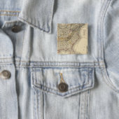 Noord-Amerika 26 Vierkante Button 5,1 Cm (In situ)