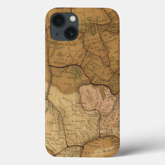 Noord-Amerika 29 2 Case-Mate iPhone Case (Achterkant)