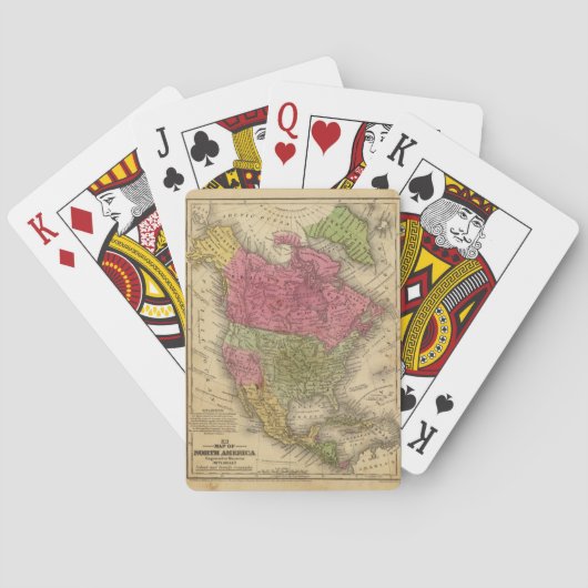 Noord-Amerika. 2 Pokerkaarten (Achterkant)