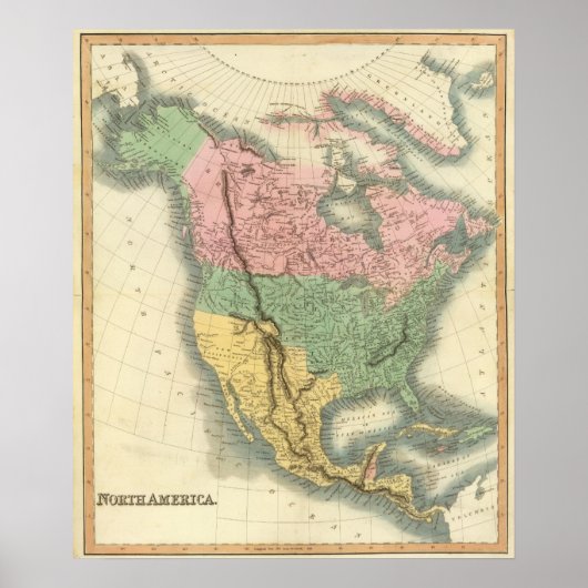 Noord-Amerika 2 Poster (Voorkant)