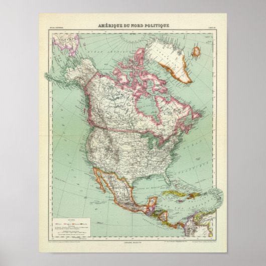 Noord-Amerika 31 Poster (Voorkant)