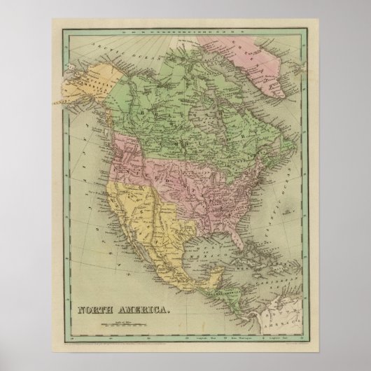 Noord-Amerika 33 Poster (Voorkant)