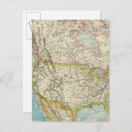 Noord-Amerika 34 Briefkaart (Voorkant / Achterkant)