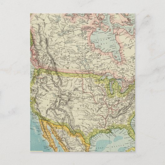 Noord-Amerika 34 Briefkaart (Voorkant)