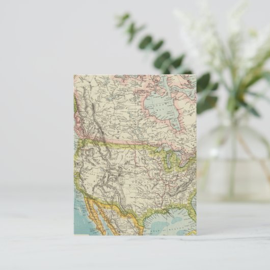 Noord-Amerika 34 Briefkaart (Staand voorkant)