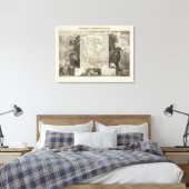 Noord-Amerika 34 Canvas Afdruk (Insitu (Slaapkamer))