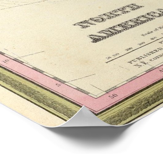 Noord-Amerika 34 Poster (Hoek)