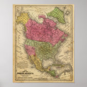 Noord-Amerika 34 Poster (Voorkant)