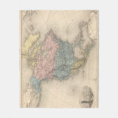 Noord-Amerika 35 2 Fleece Deken (Voorkant)