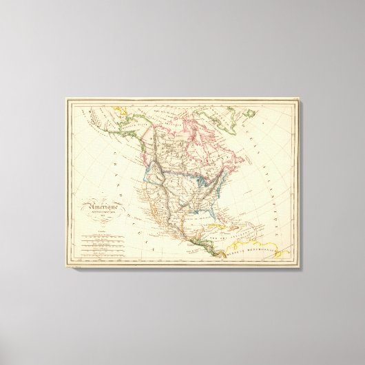 Noord-Amerika 39 Canvas Afdruk (Voorkant)