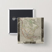 Noord-Amerika 39 Vierkante Button 5,1 Cm (Voorkant /achterkant)
