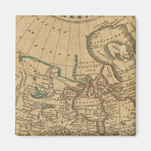 Noord-Amerika 3 Magneet (Voorkant)