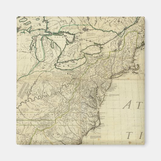 Noord-Amerika 3 Magneet (Voorkant)