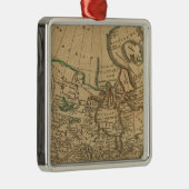 Noord-Amerika 3 Metalen Ornament (Rechts)