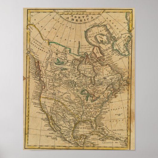 Noord-Amerika 3 Poster (Voorkant)