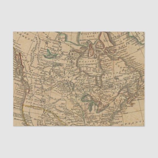 Noord-Amerika 3 Tissuepapier (Voorkant)