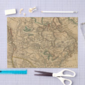 Noord-Amerika 3 Tissuepapier (Craft)