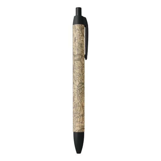 Noord-Amerika 3 Zwarte Inkt Pen (Achterkant (Verticaal))