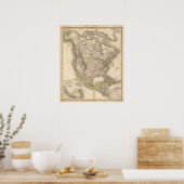 Noord-Amerika 43 Poster (Keuken)