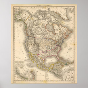 Noord-Amerika 43 Poster