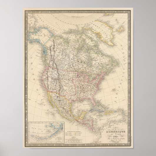 Noord-Amerika 44 Poster (Voorkant)