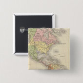 Noord-Amerika 46 Vierkante Button 5,1 Cm (Voorkant /achterkant)