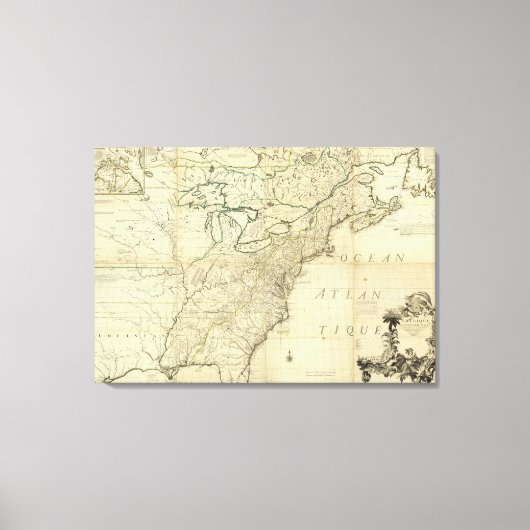 Noord-Amerika 47 Canvas Afdruk (Voorkant)