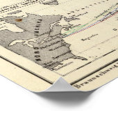 Noord-Amerika 48 Poster (Hoek)