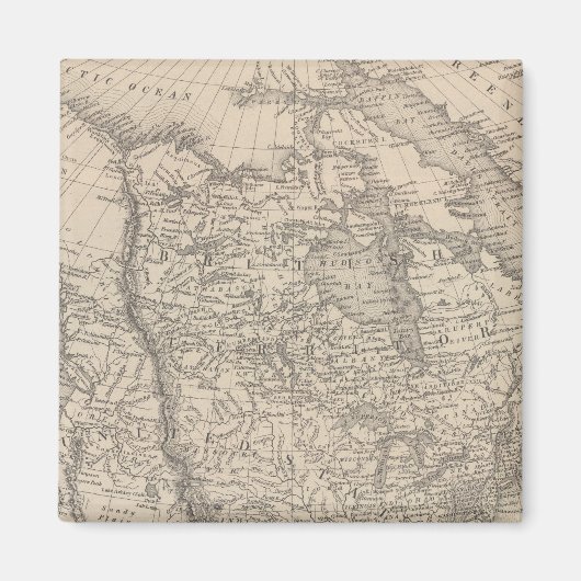 Noord-Amerika 4 Magneet (Voorkant)