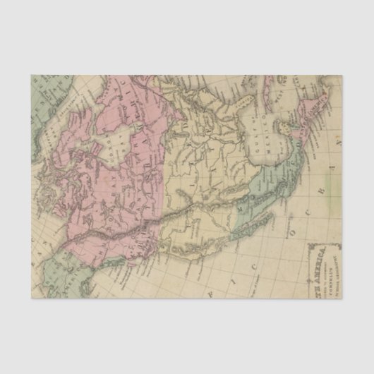 Noord-Amerika 6 Tissuepapier (Voorkant)