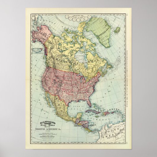 Noord-Amerika 7 Poster (Voorkant)