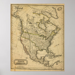 Noord-Amerika 7 Poster