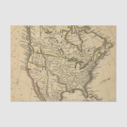 Noord-Amerika 7 Tissuepapier (Voorkant)