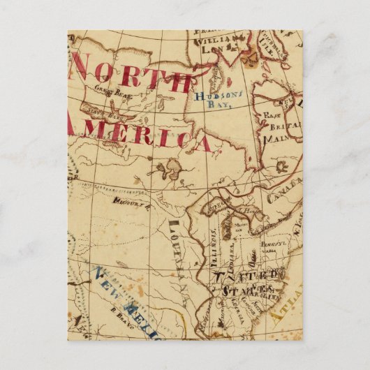 Noord-Amerika 8 Briefkaart (Voorkant)