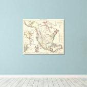 Noord-Amerika 8 Canvas Afdruk (Insitu (Houten vloer))