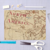 Noord-Amerika 8 Tissuepapier (Craft)