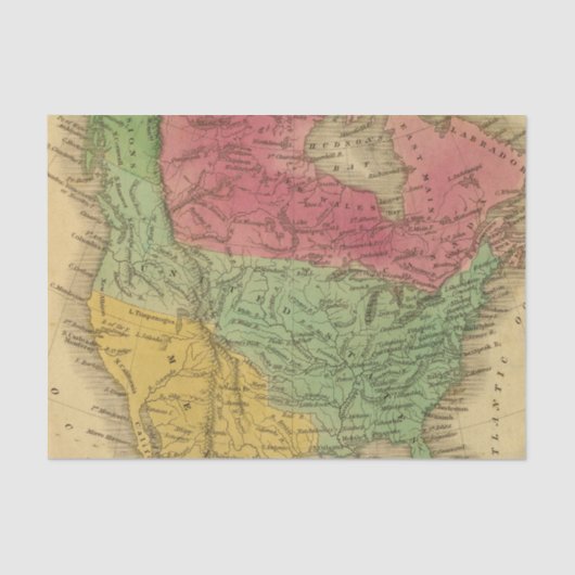 Noord-Amerika 9 2 Tissuepapier (Voorkant)