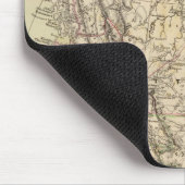 Noord-Amerika Atlas Map met Indiase stammen Muismat (Hoek)