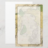 Noord-Amerika, Azië Briefpapier (Voorkant / Achterkant)