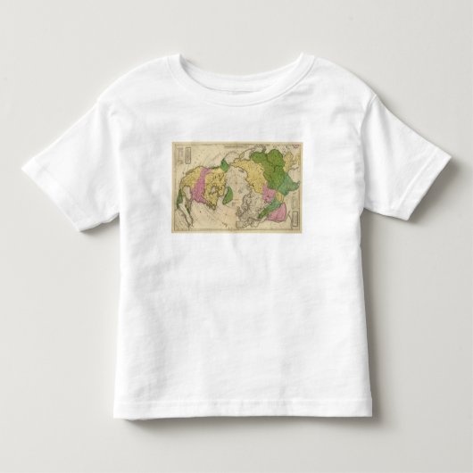 Noord-Amerika, Azië Kinder Shirts (Voorkant)