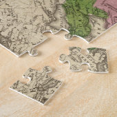Noord-Amerika, Azië Legpuzzel (Zijkant)