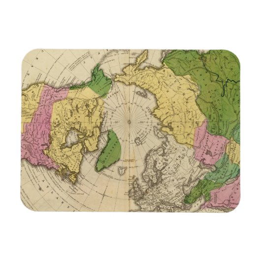 Noord-Amerika, Azië Magneet (Horizontaal)