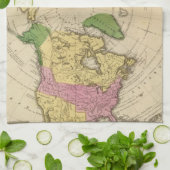 Noord-Amerika, Azië Theedoek (Gevouwen)