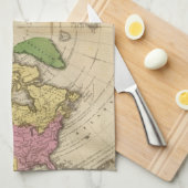 Noord-Amerika, Azië Theedoek (Quarter Fold)